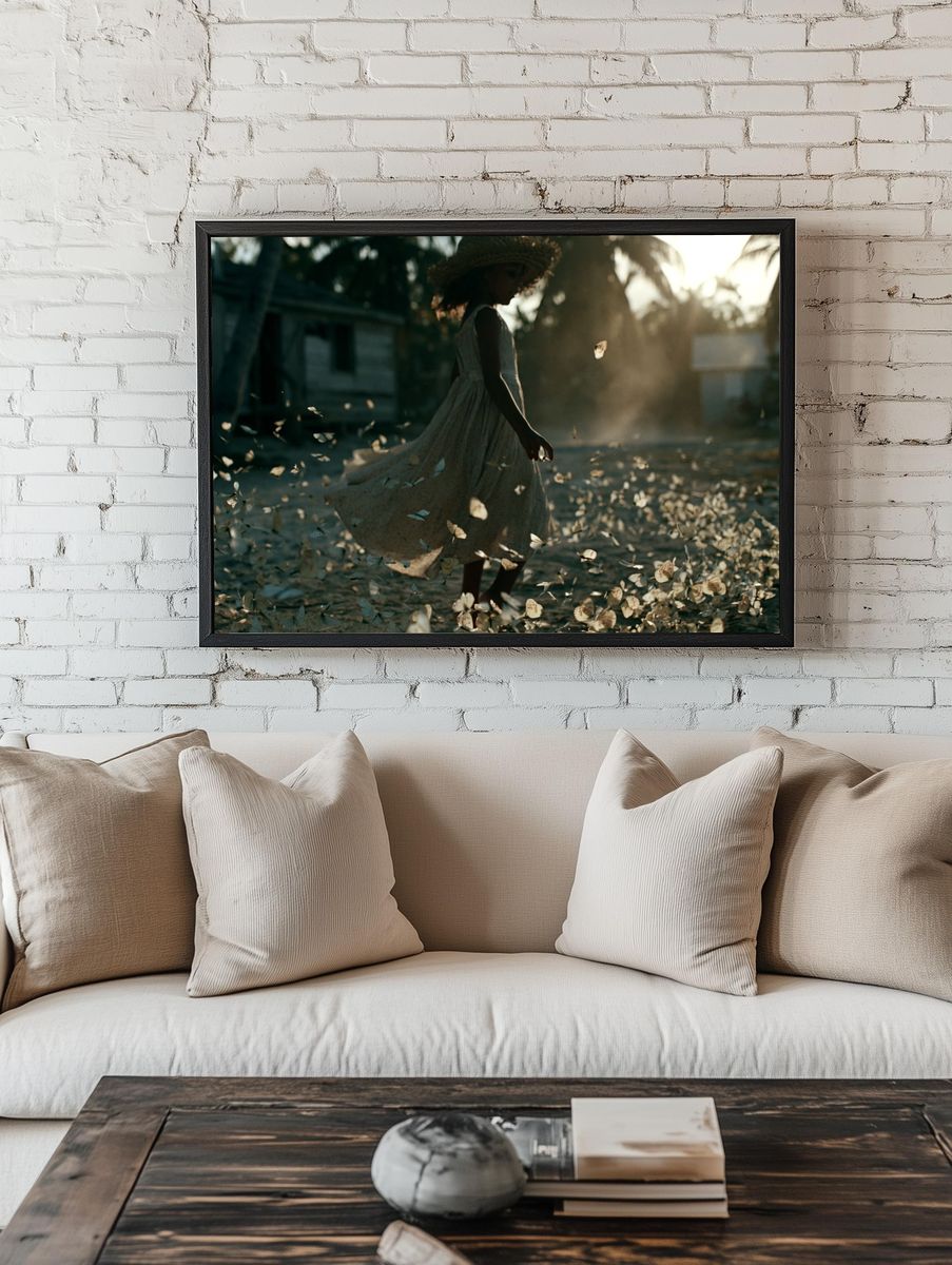 Butterfly Dance Photography Poster. — room view 1