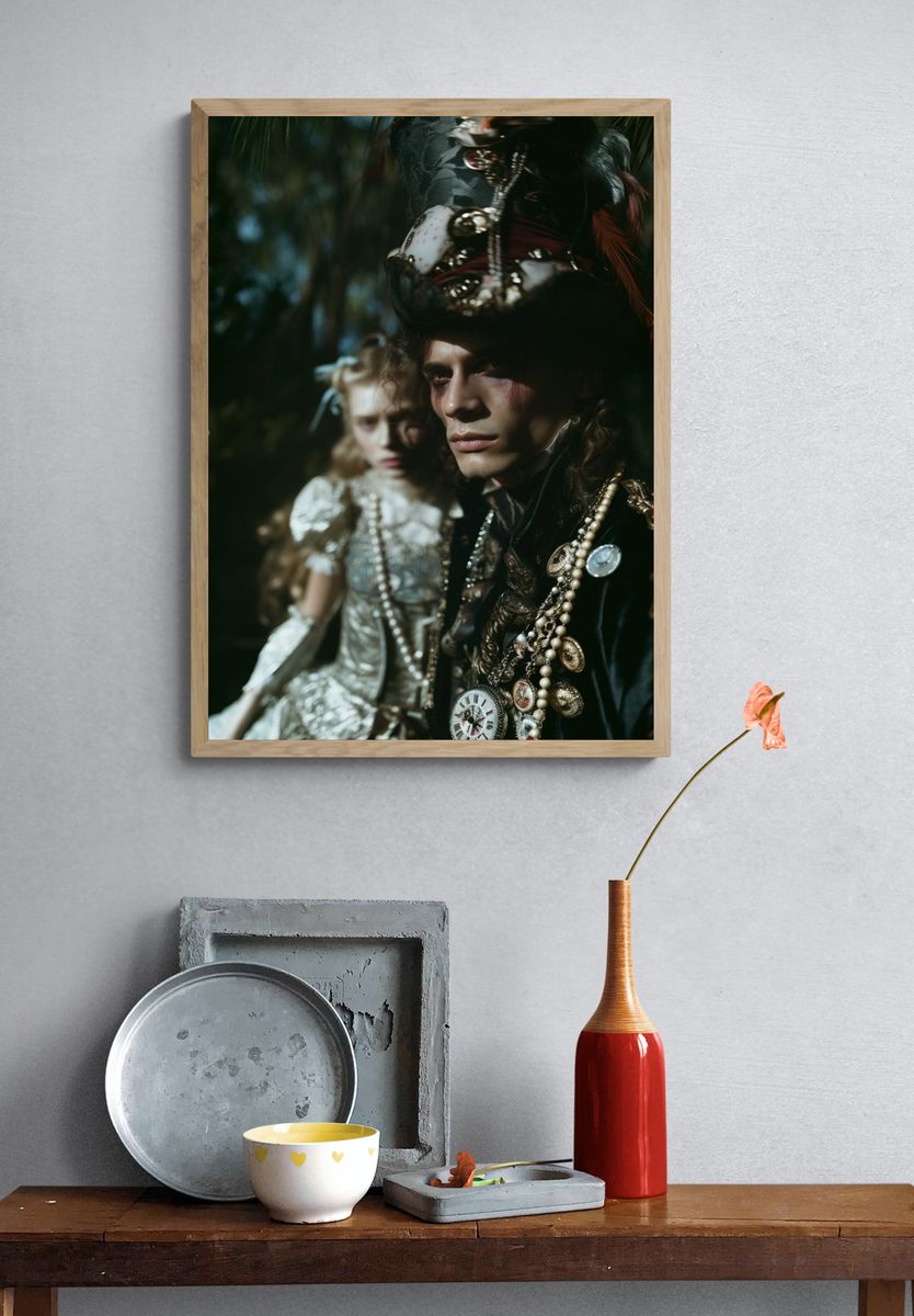 Baroque Fashion Portrait Poster. — room view 3