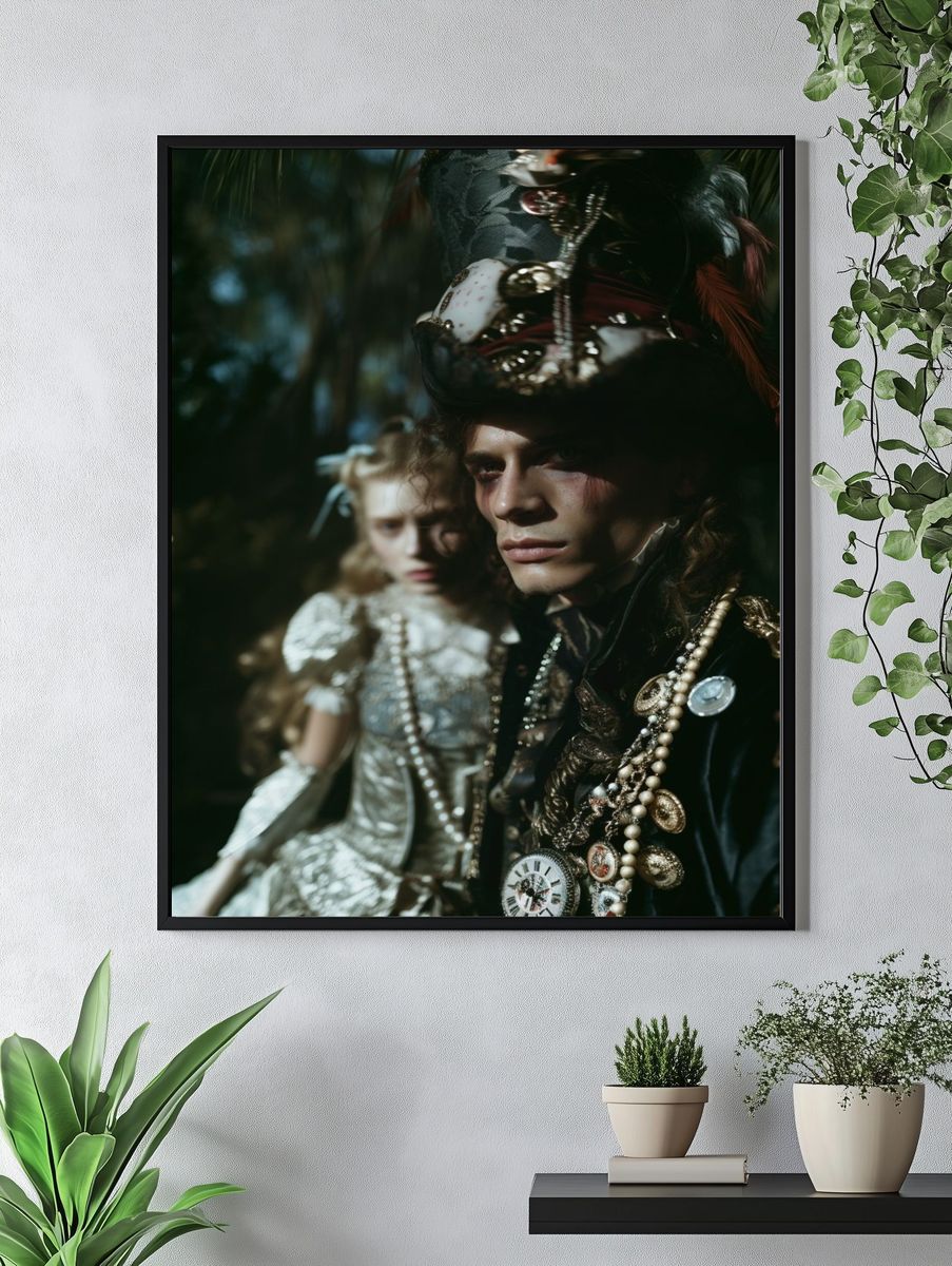 Baroque Fashion Portrait Poster. — room view 4