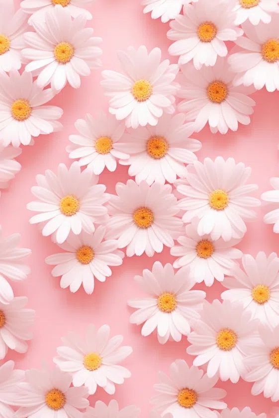Daisy Floral Pattern Poster. poster detail