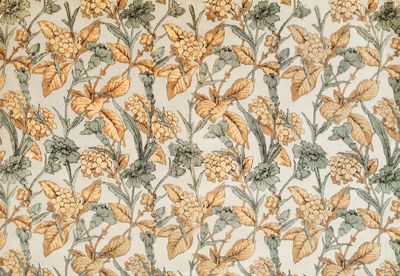 Botanical Floral Pattern Poster. poster print