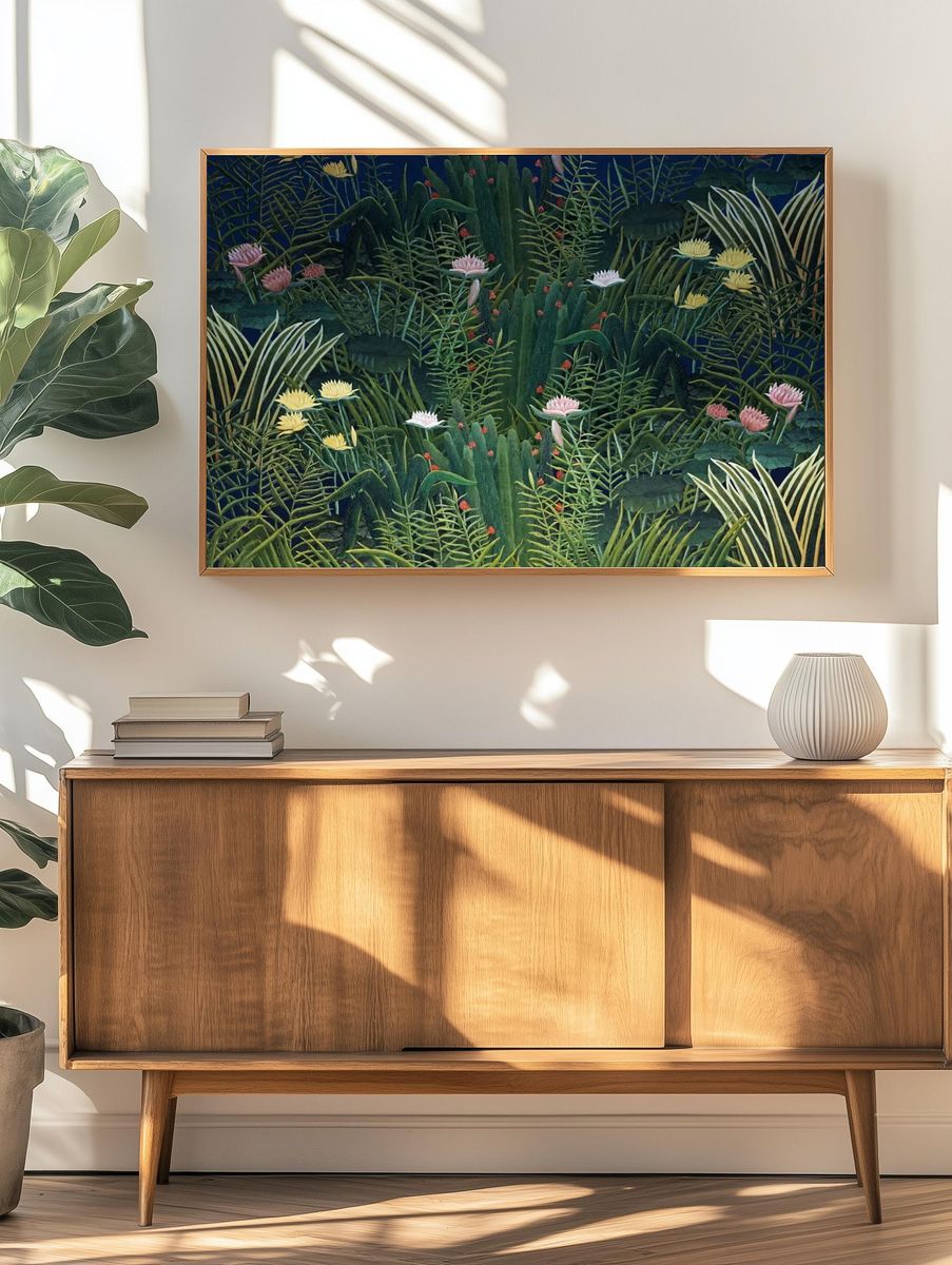 Lush Botanical Garden — Art Print. — room view 3
