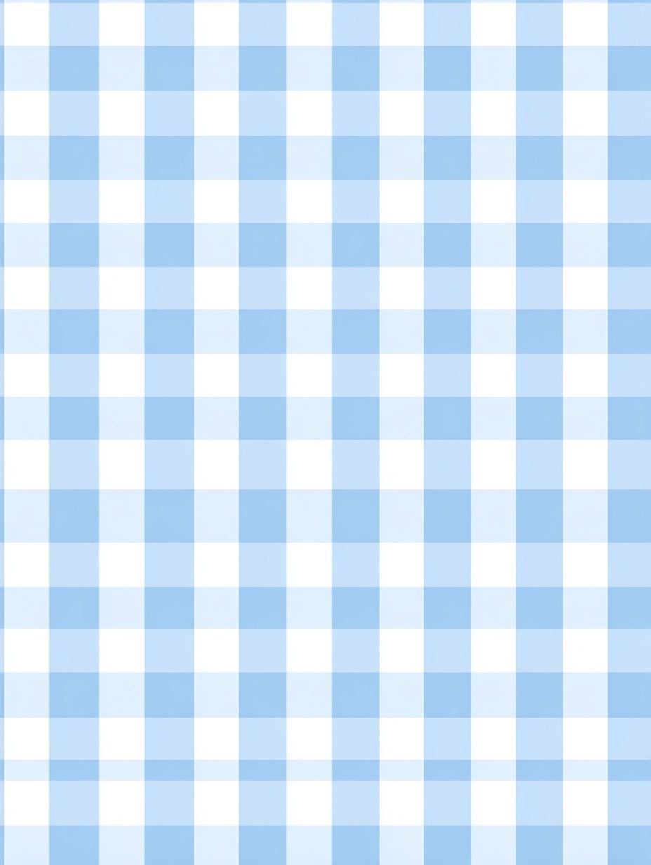 Blue Gingham Pattern Poster. poster — illustration art
