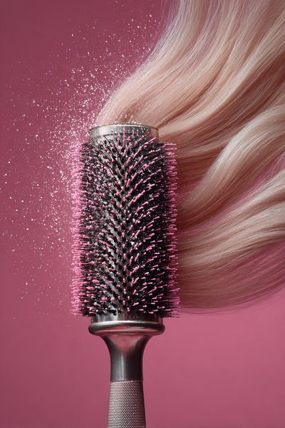 Blowout Brush Beauty Photography Poster. poster print