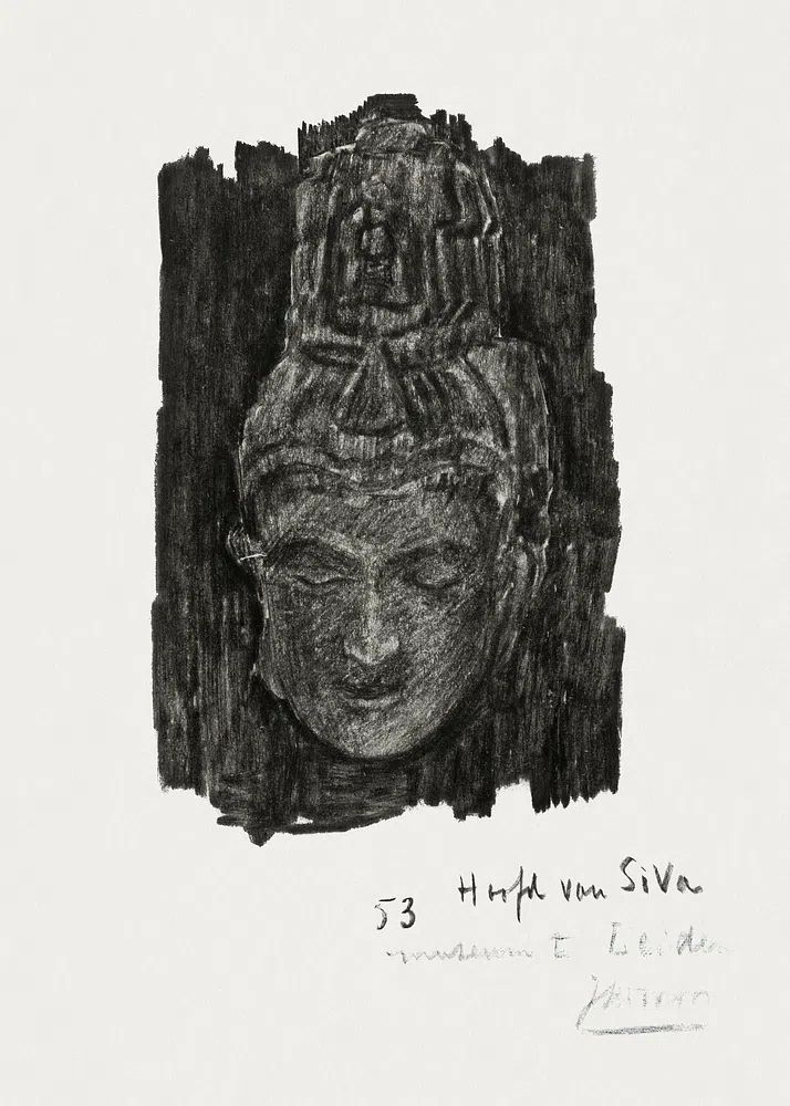Buddha Head — Fine Art Print. poster — fine-art art