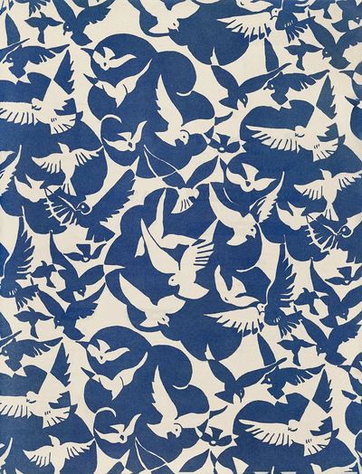Birds in Flight — Illustration Print. poster