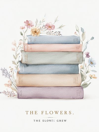 The Flowers — Watercolor Print. poster