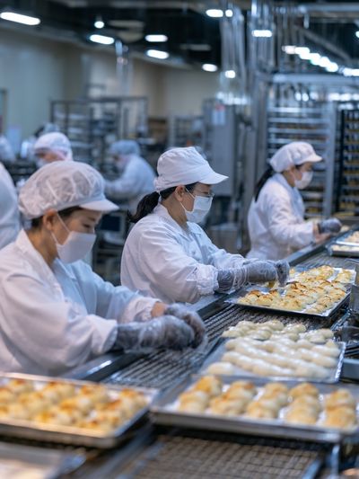 Bakery Production Line Photography Poster. poster