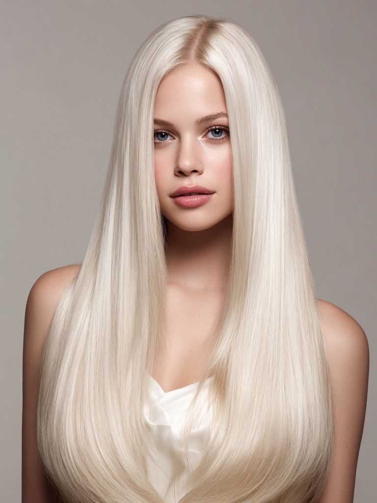 Elegant Blonde Portrait Poster. poster — photography art