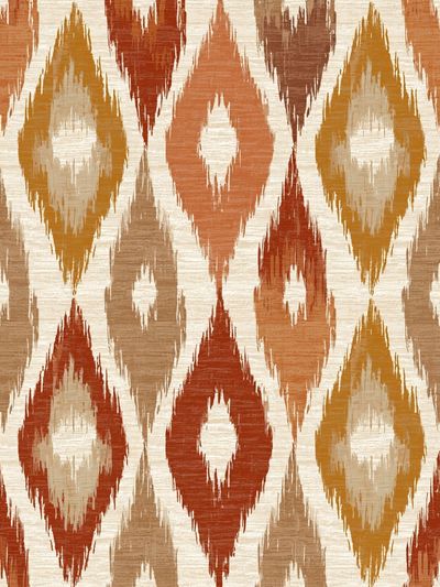 Boho Ikat Pattern Print.