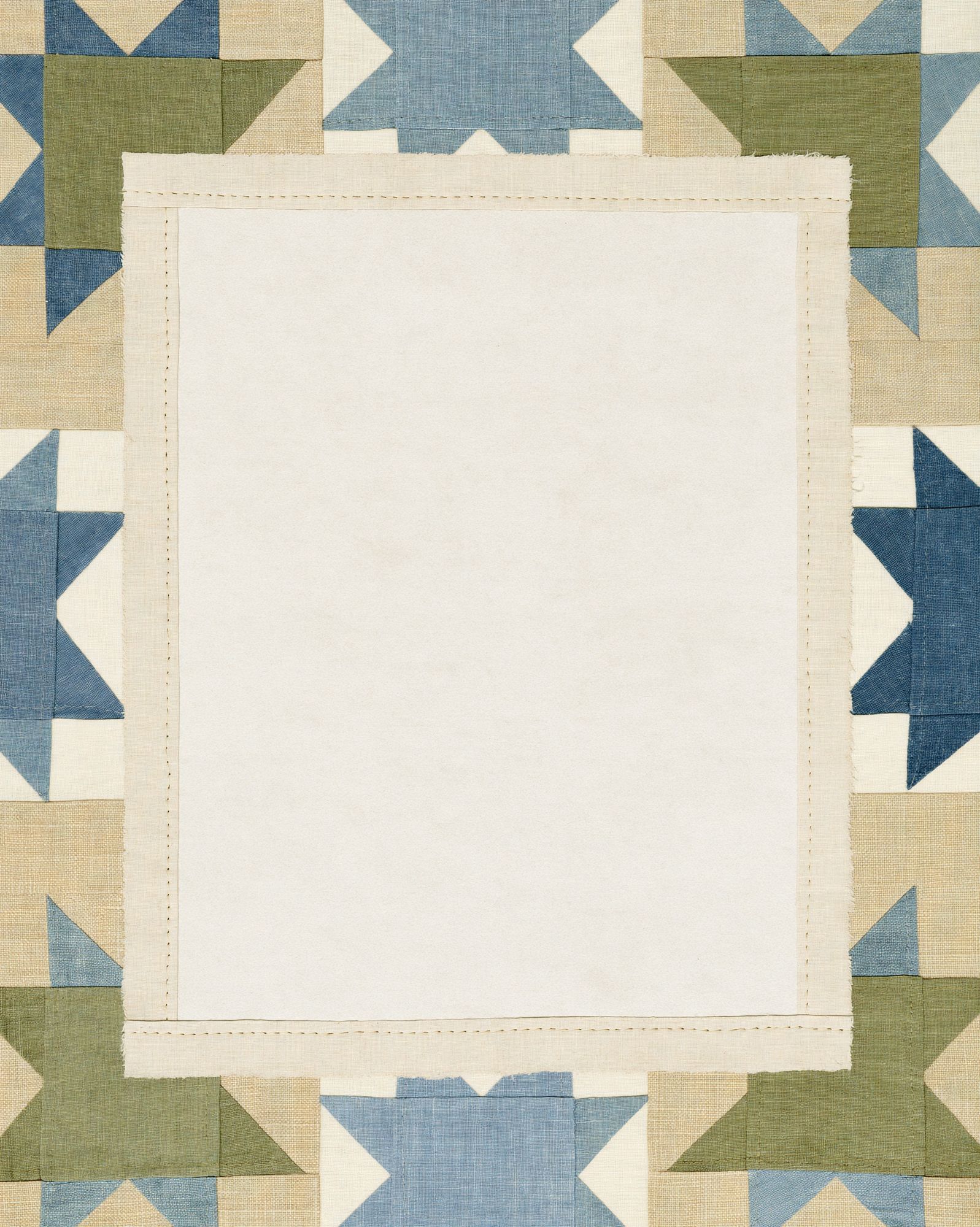 Patchwork Quilt Border Print. poster — bohemian art