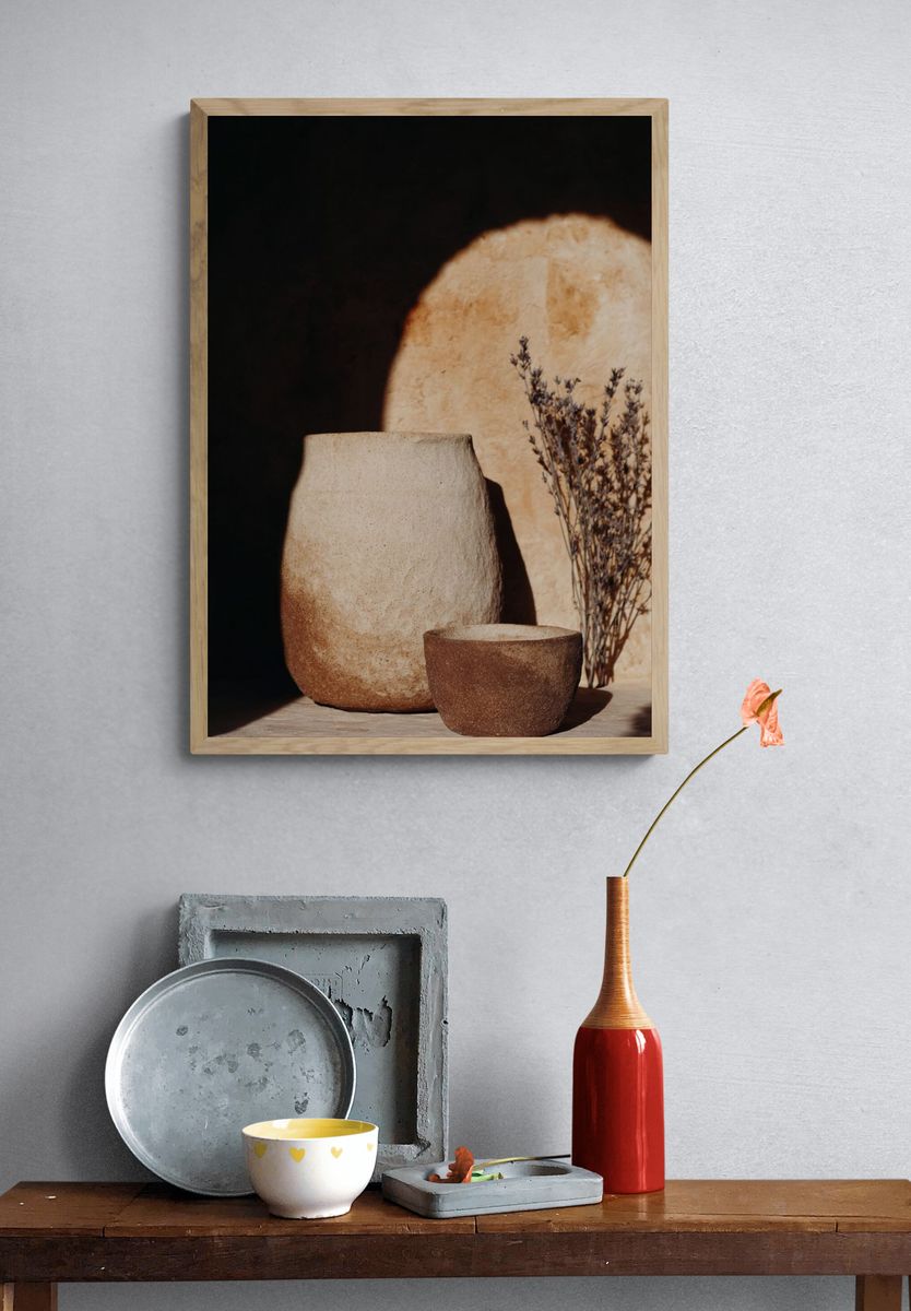 Ceramic Pots — Bohemian Print. — room view 3