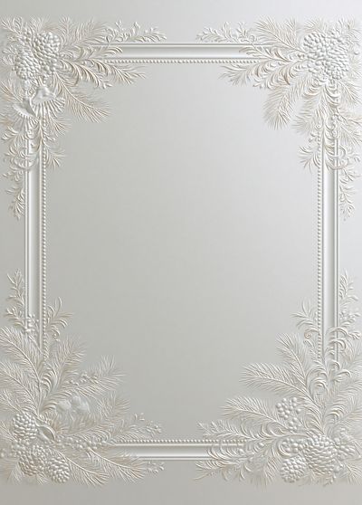 Pearl Floral Relief Poster. poster