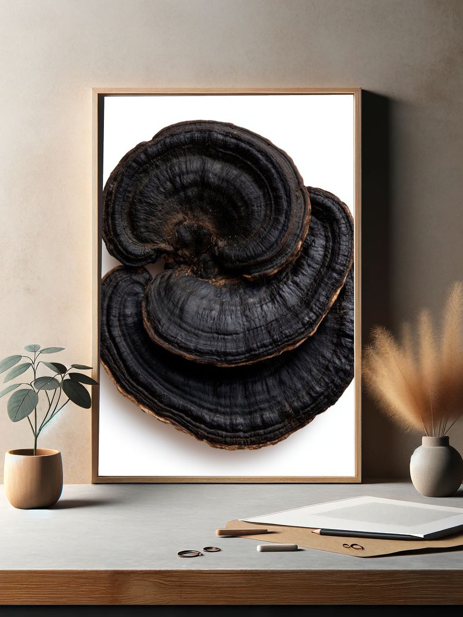 Reishi Mushroom Botanical Print. — room view 2