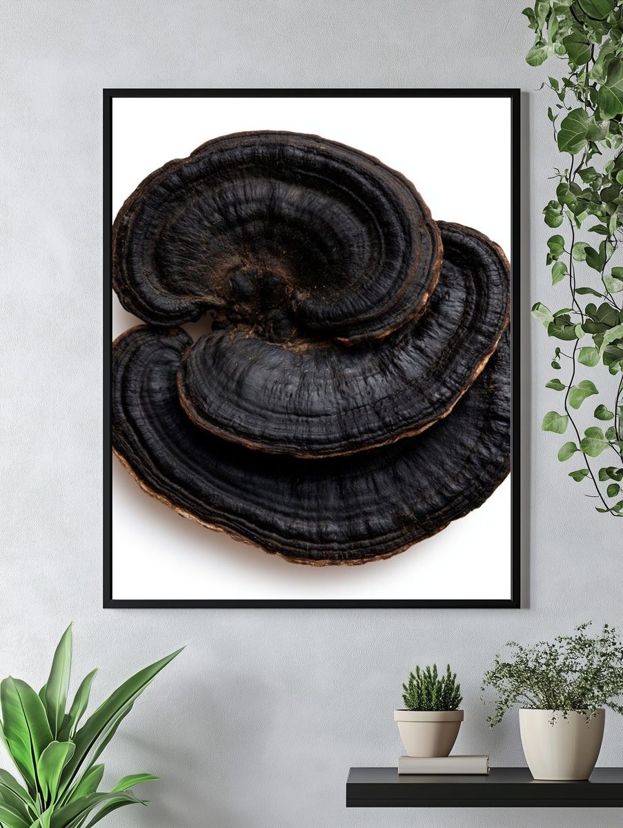 Reishi Mushroom Botanical Print. — room view 4