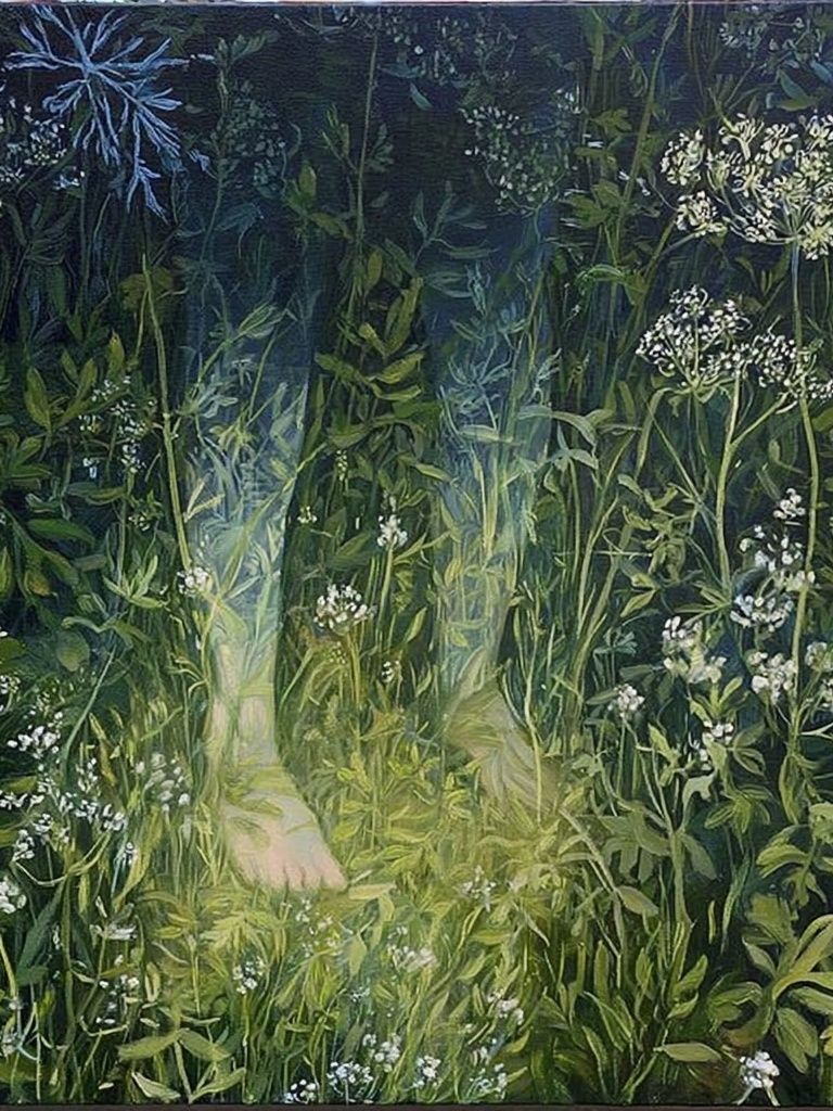 Forest Path Botanical Print. poster detail