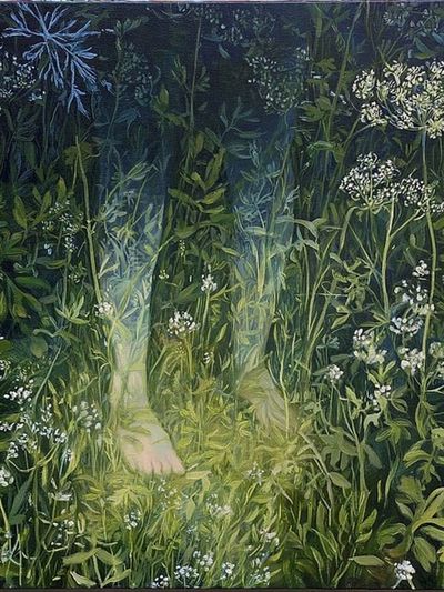 Forest Path Botanical Print. poster