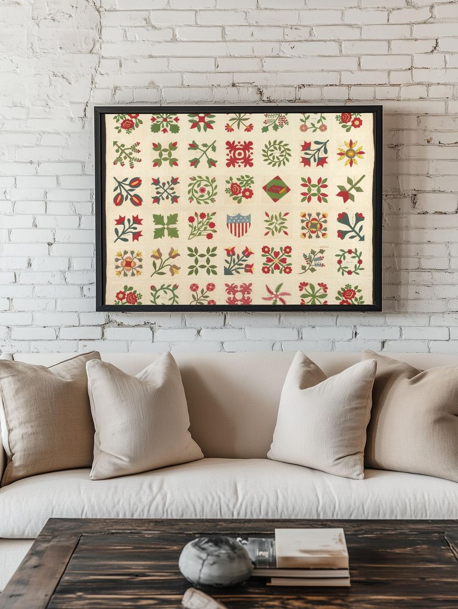 The Circuit Rider's Quilt. — room view 1
