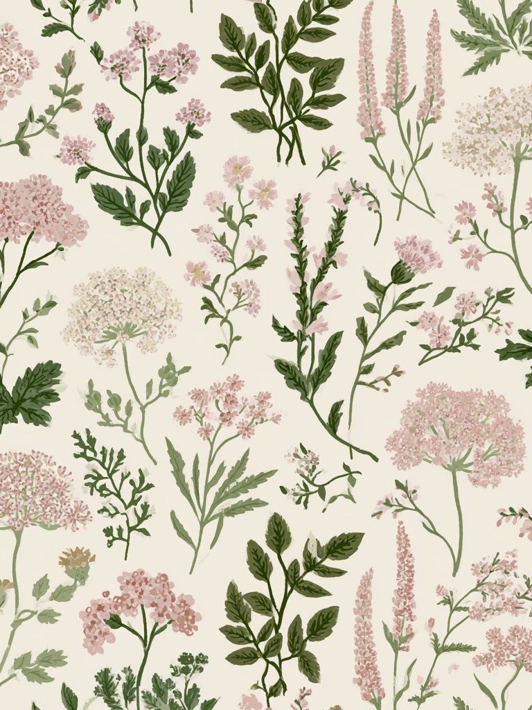 Wildflower Botanical Print. poster detail