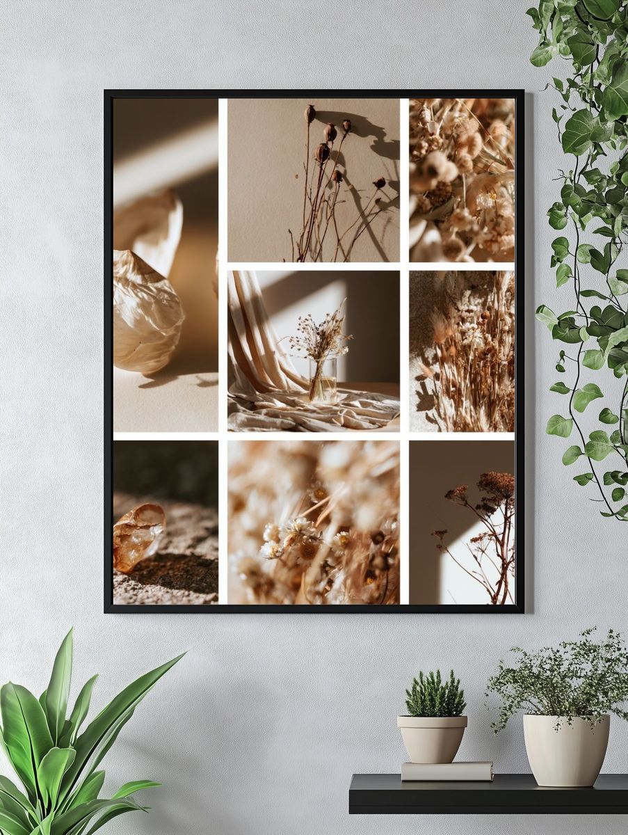 Dried Botanicals Still Life Poster. — room view 4