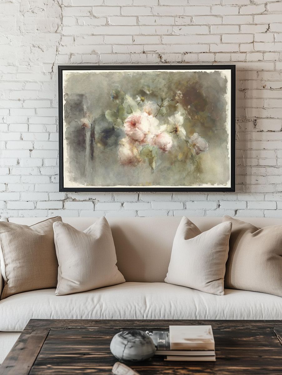 Een vaas met rozen Margaretha. — room view 1