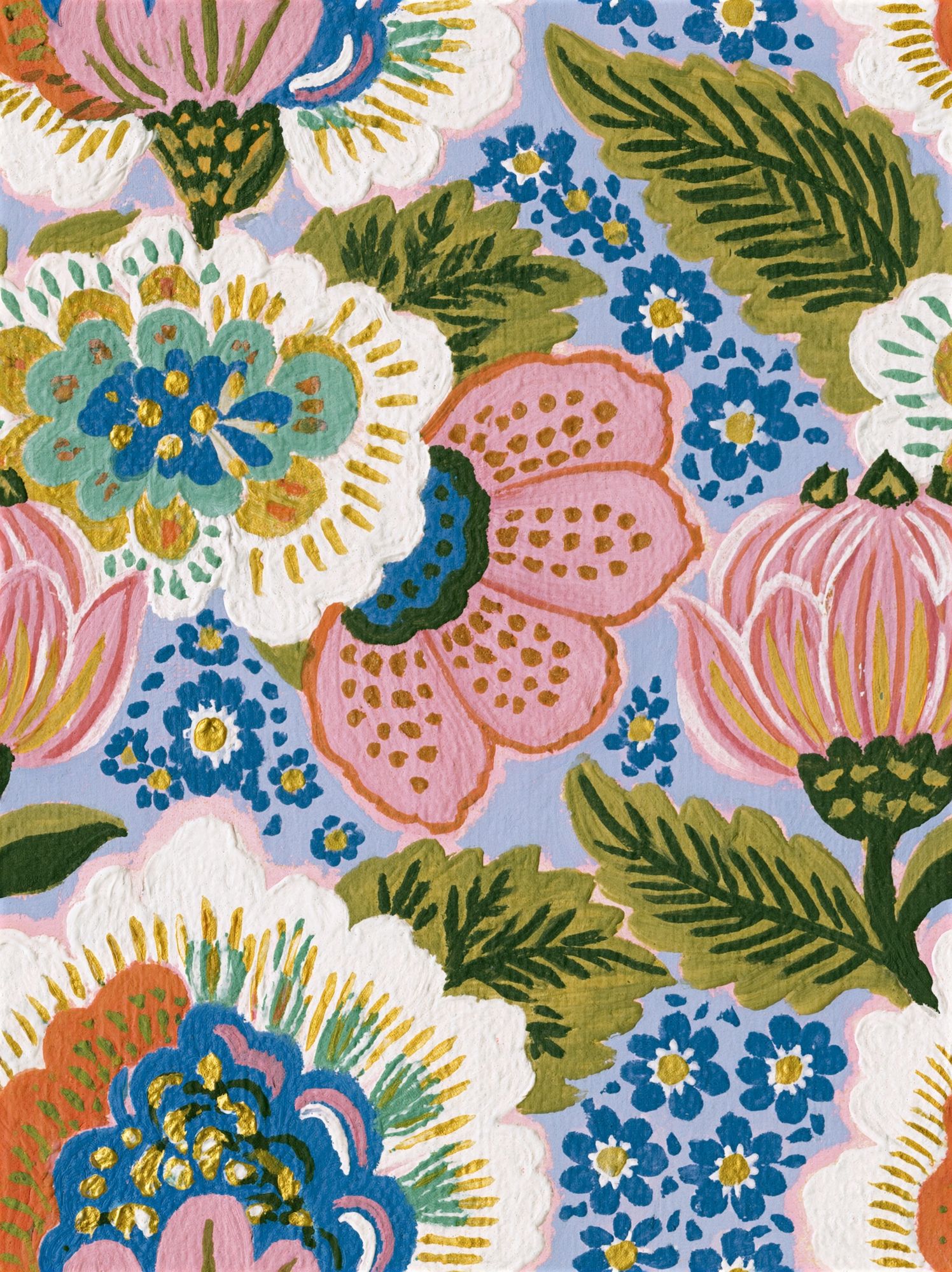 Floral Garden Pattern Print. poster detail