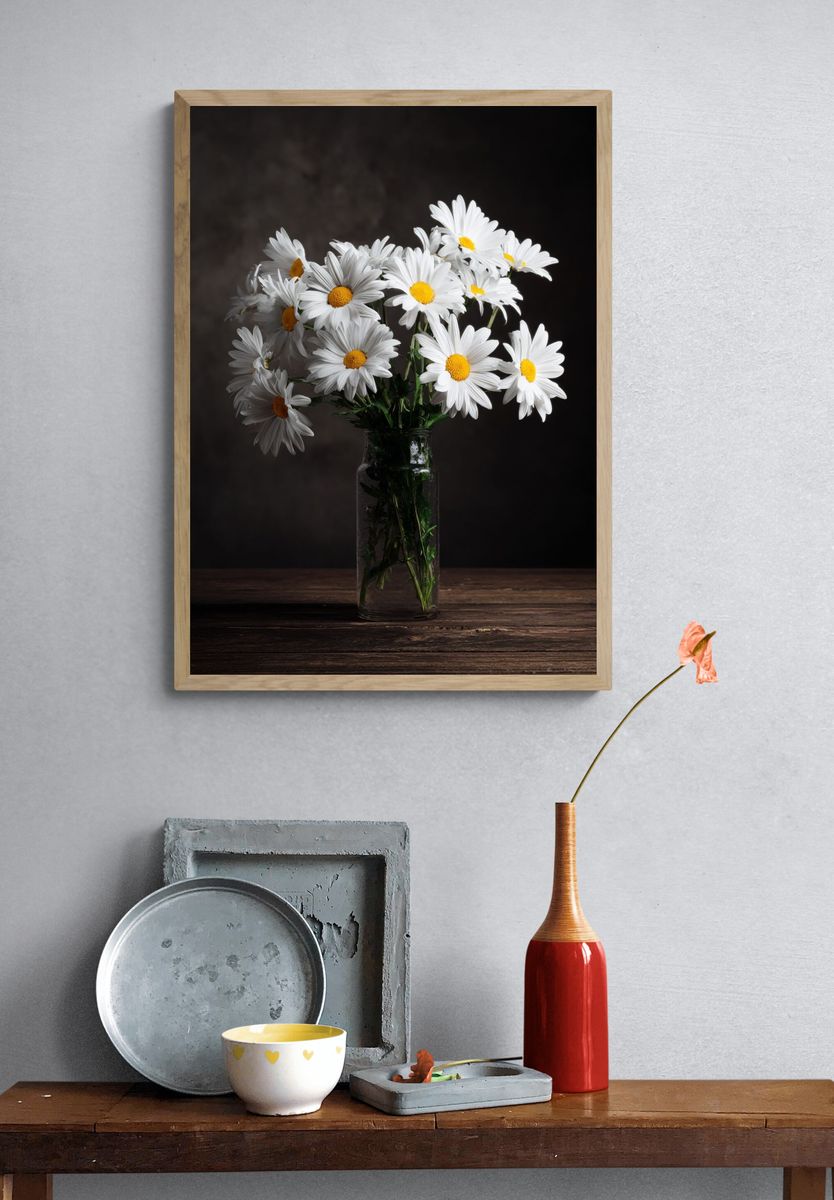 Daisy Bouquet — Photography Print. — room view 3