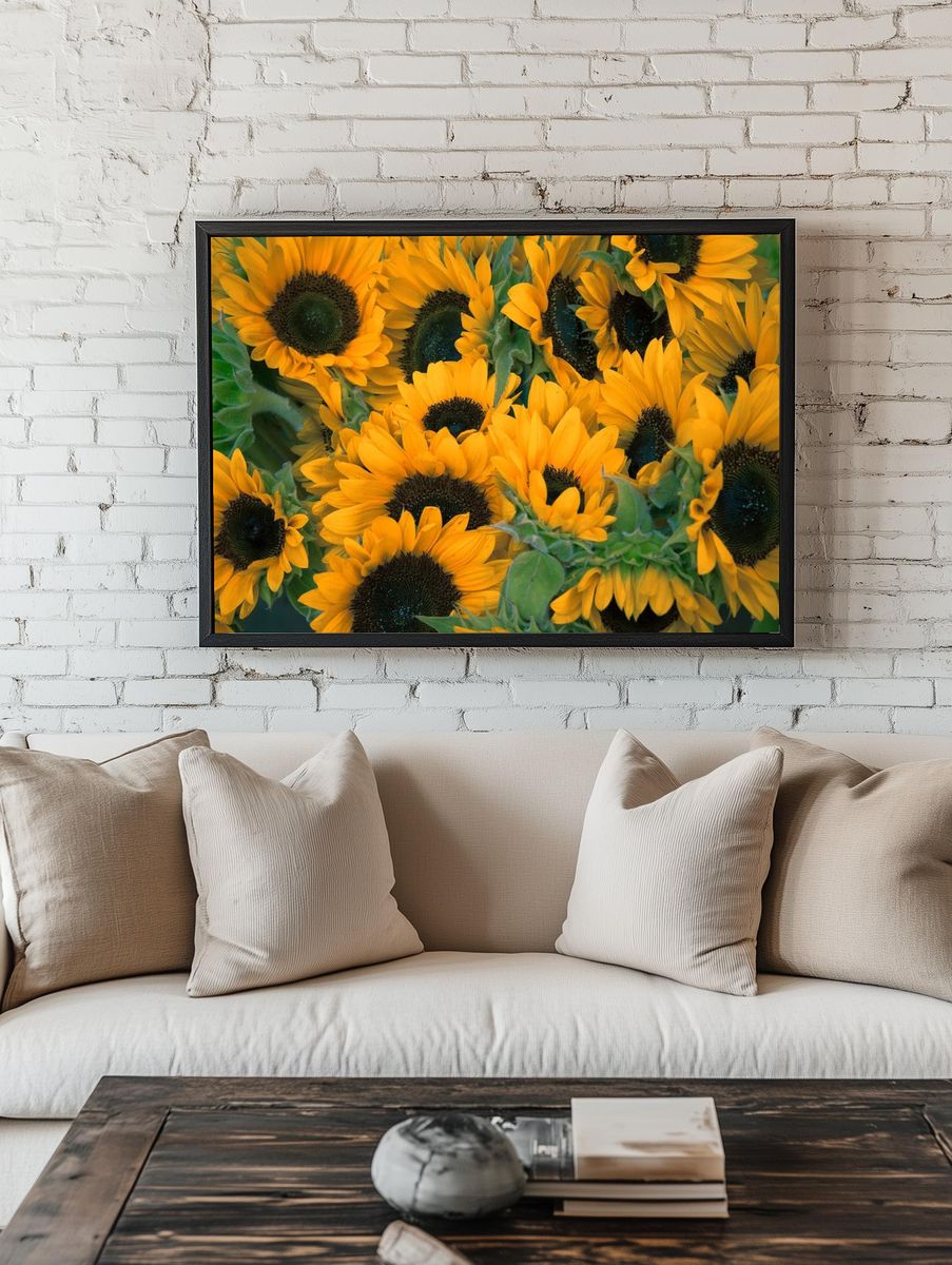 Bunch sunflowers. — room view 1