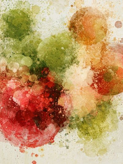 Autumn Watercolor Bloom Poster. poster print
