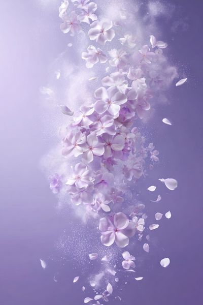 Lilac Blossom Drift Print. poster print