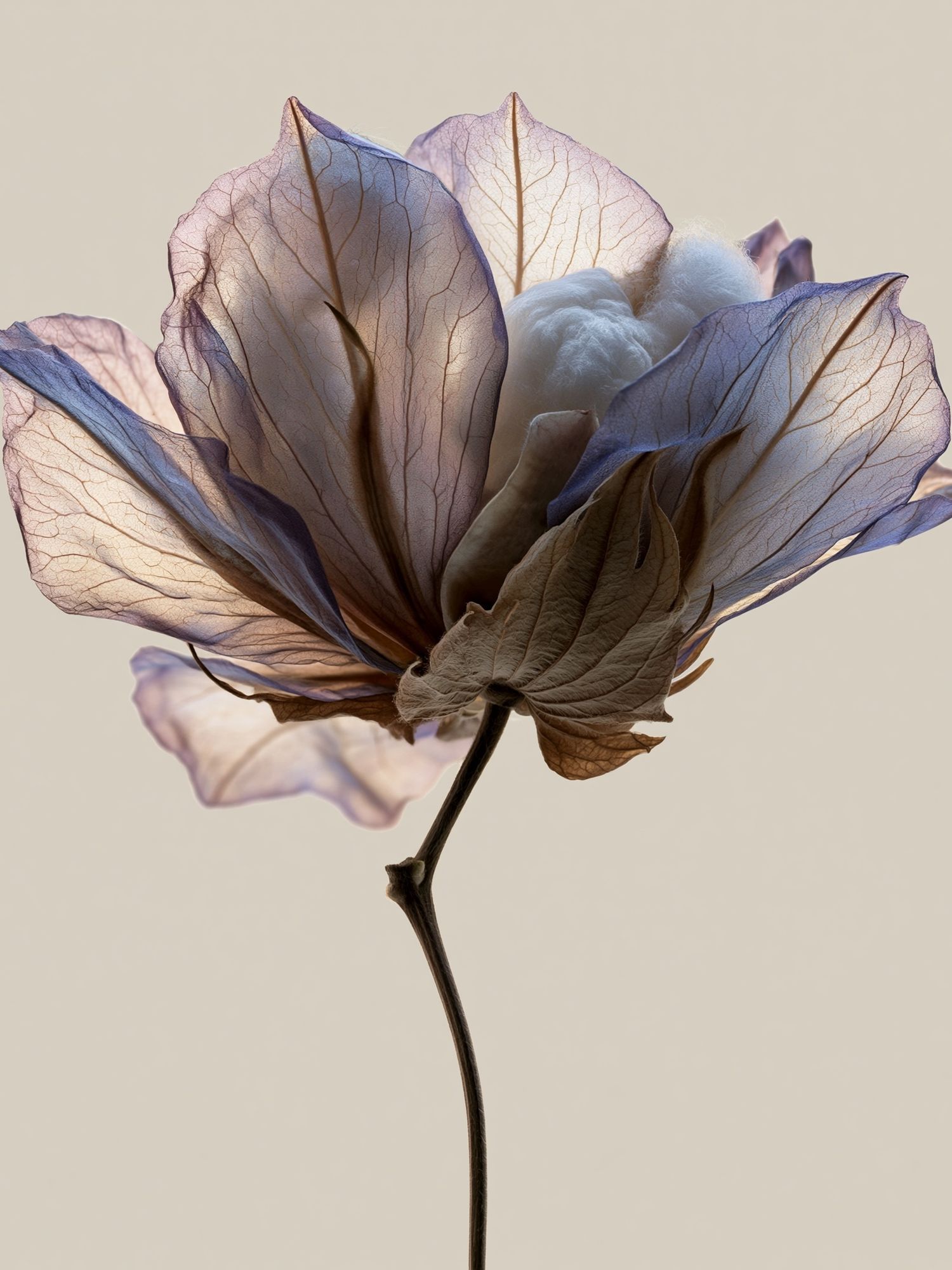 Translucent Flower Botanical Print. poster detail