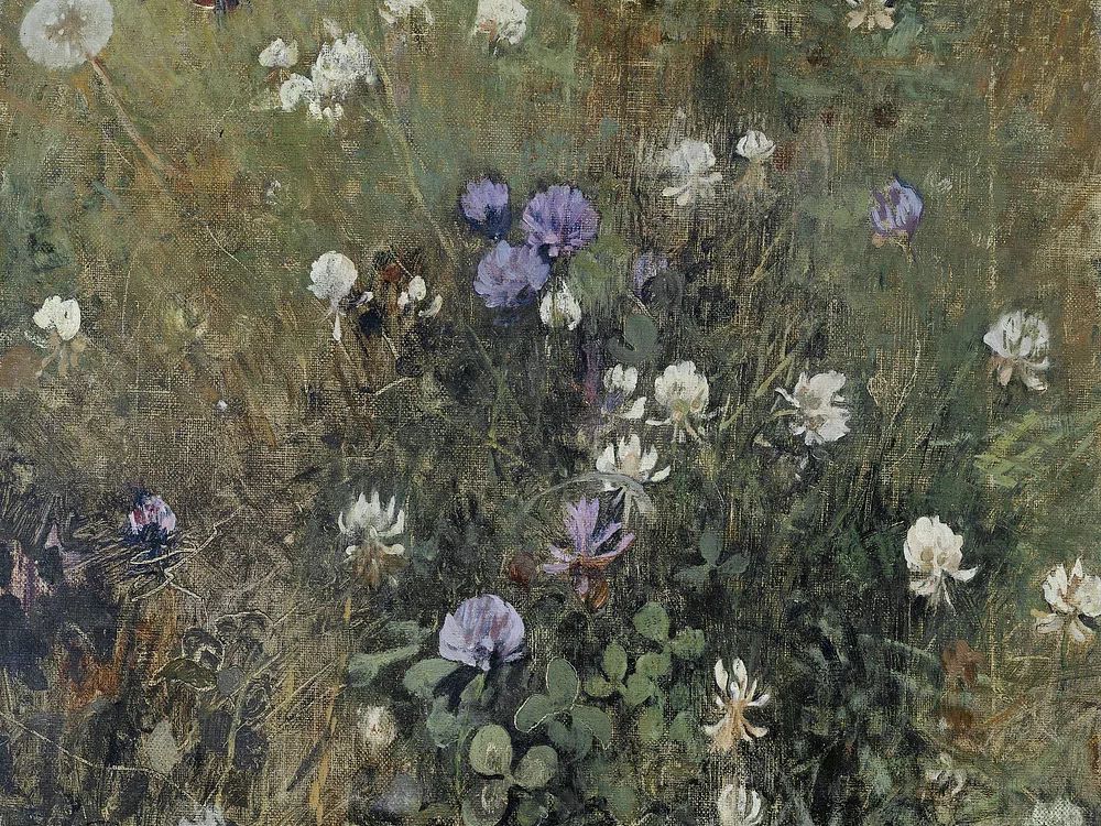 Blooming Clover (c. 1897) Jac. poster detail