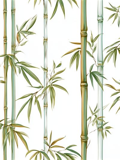 Bamboo Grove Botanical Print. poster