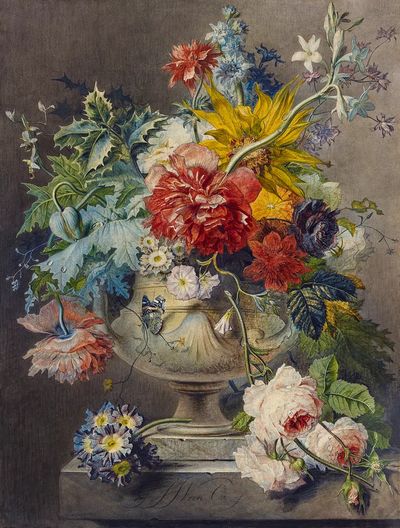 Bouquet Flowers Vase (after 1802).