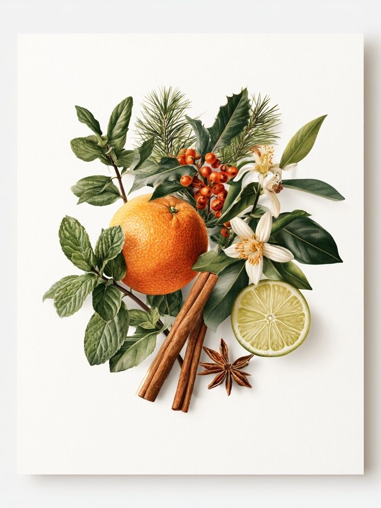 Citrus Botanical Still Life Poster. poster — botanical art