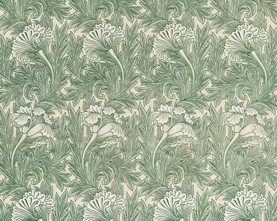 William Morris 's Tulip (1875).