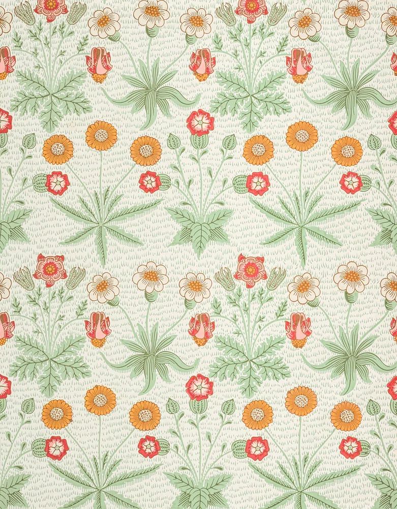 William Morris 's Daisy (1862). poster — botanical art