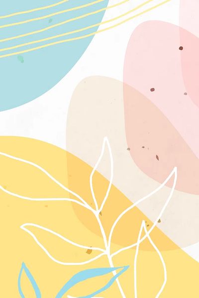 Abstract pastel Memphis patterned background. poster print