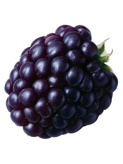 Blackberry Still Life Illustration Poster. poster