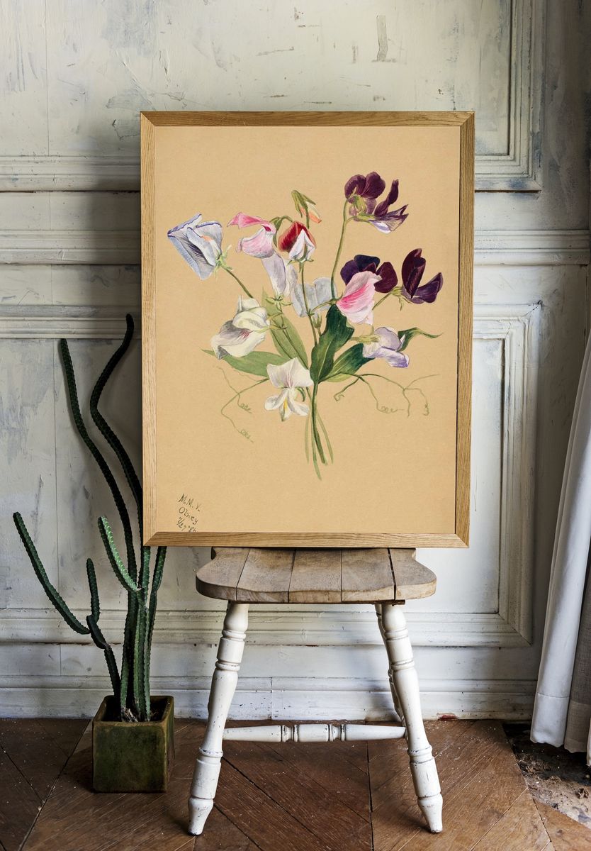 Flower Study (1886) Mary Vaux. — room view 1