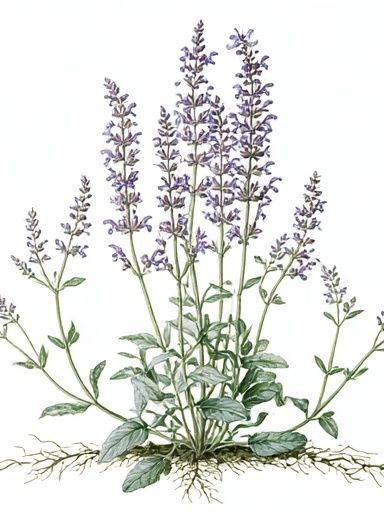 Lavender Botanical Print. poster — botanical art