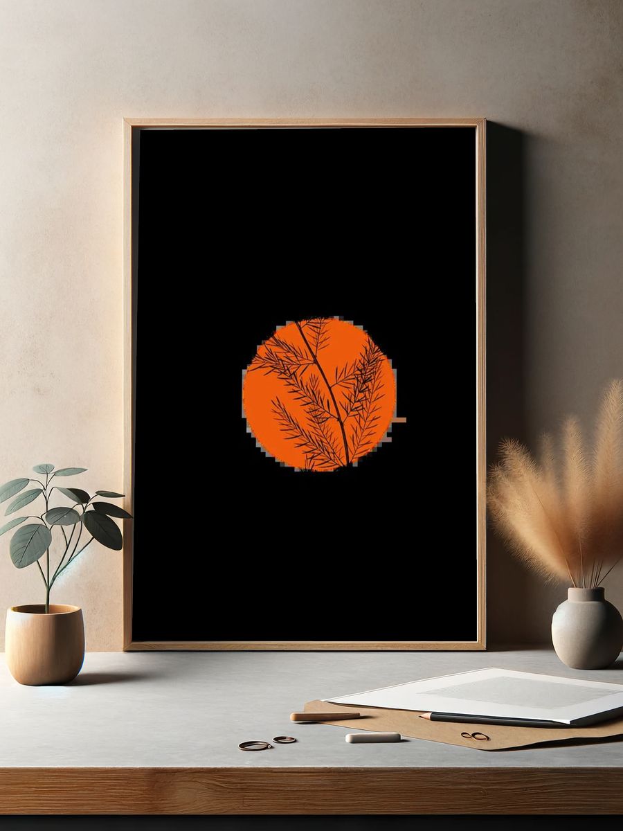 Lily of the Valley Botanical Print. — room view 2