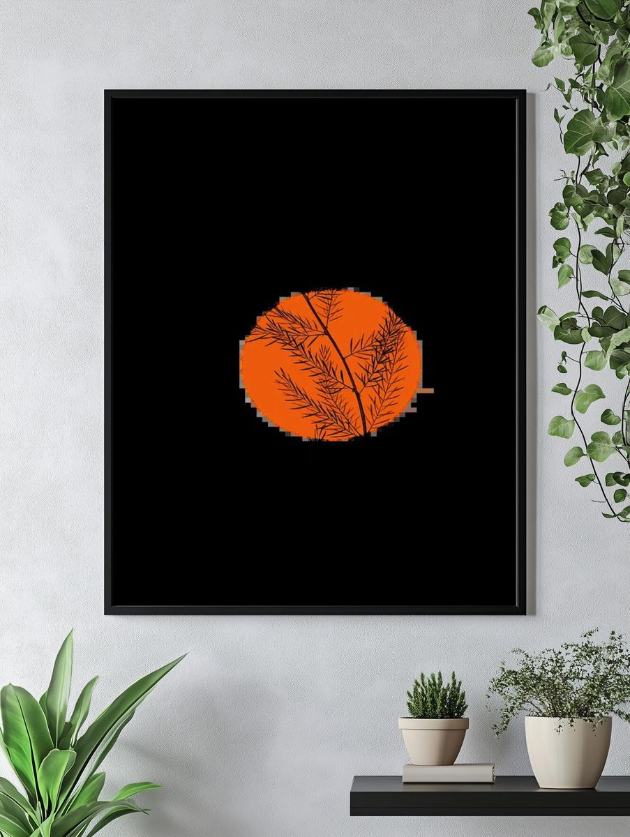 Lily of the Valley Botanical Print. — room view 4