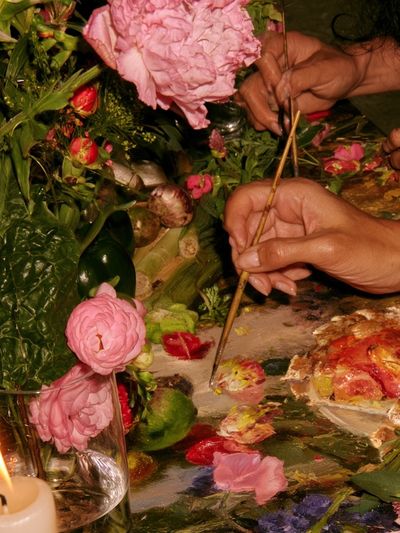 Floral Still Life Painting Poster. poster