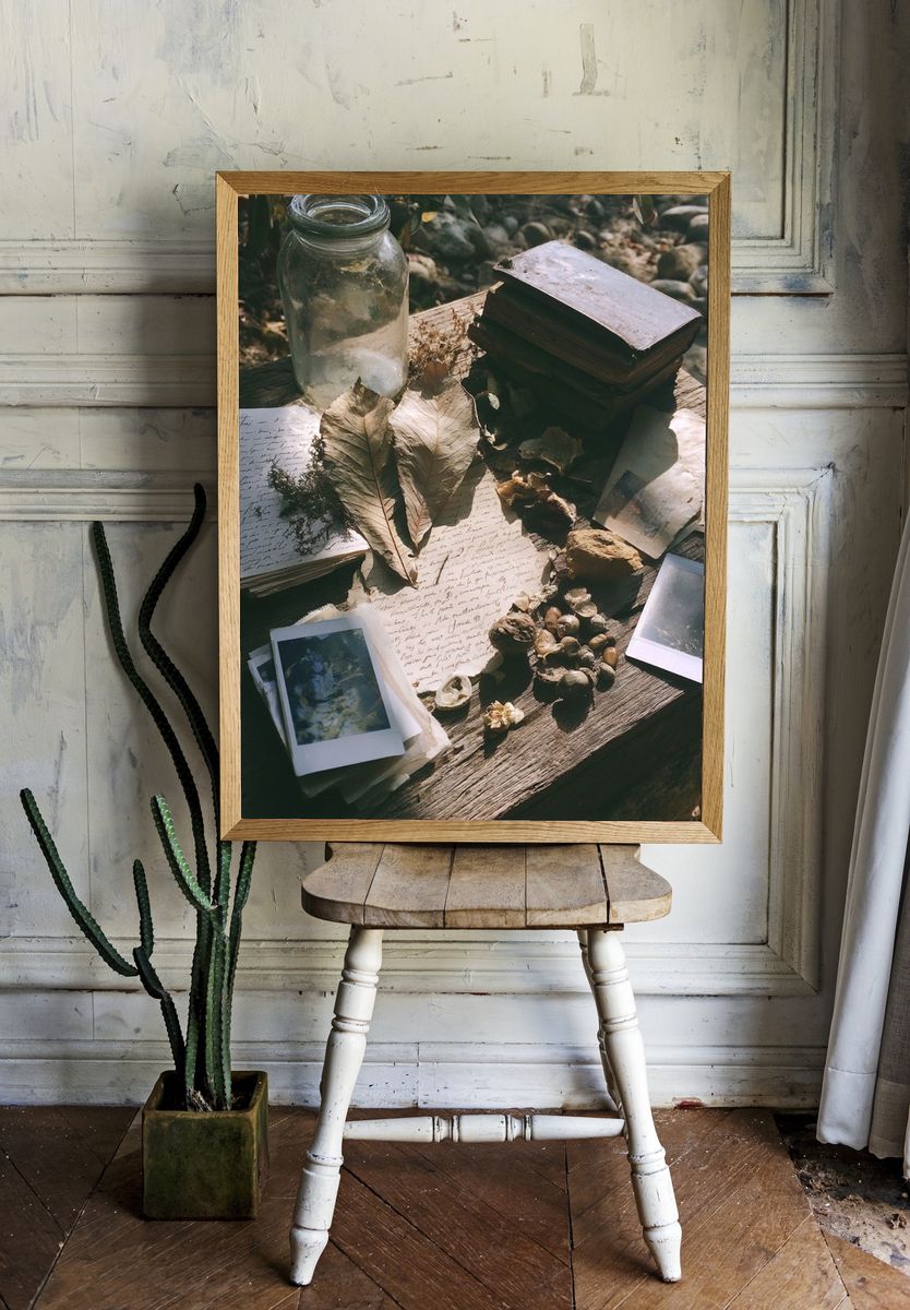 Botanical Still Life Photography Poster. — room view 1