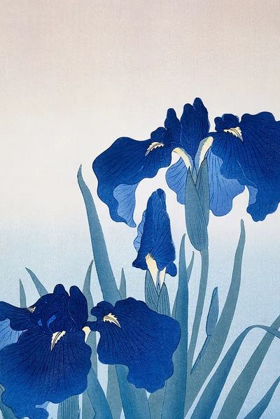 Ohara Koson mobile wallpaper, phone. poster print