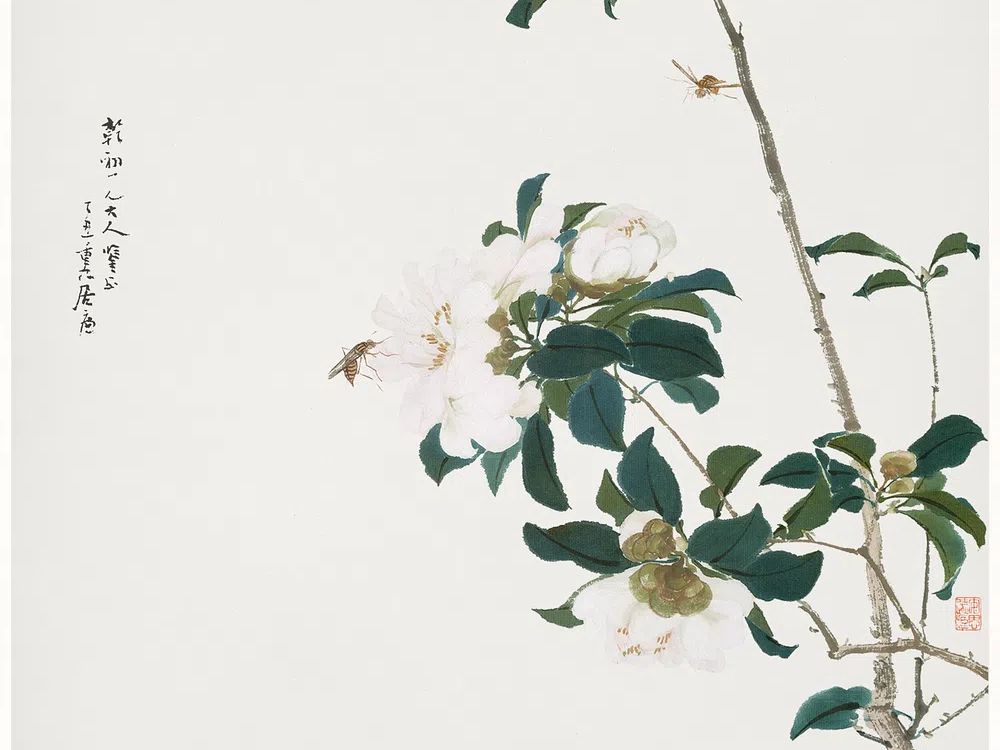 Insects and Flowers (Qing dynasty ca. 1644–1911). poster — botanical art