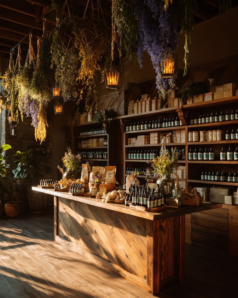 Botanical Apothecary Interior Print. poster — photography art