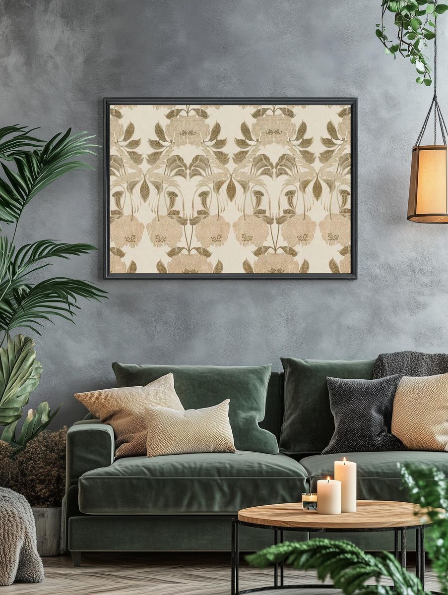 Silk Art Nouveau Design (1900). — room view 4