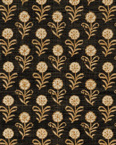 Floral Block Print Pattern Poster. poster
